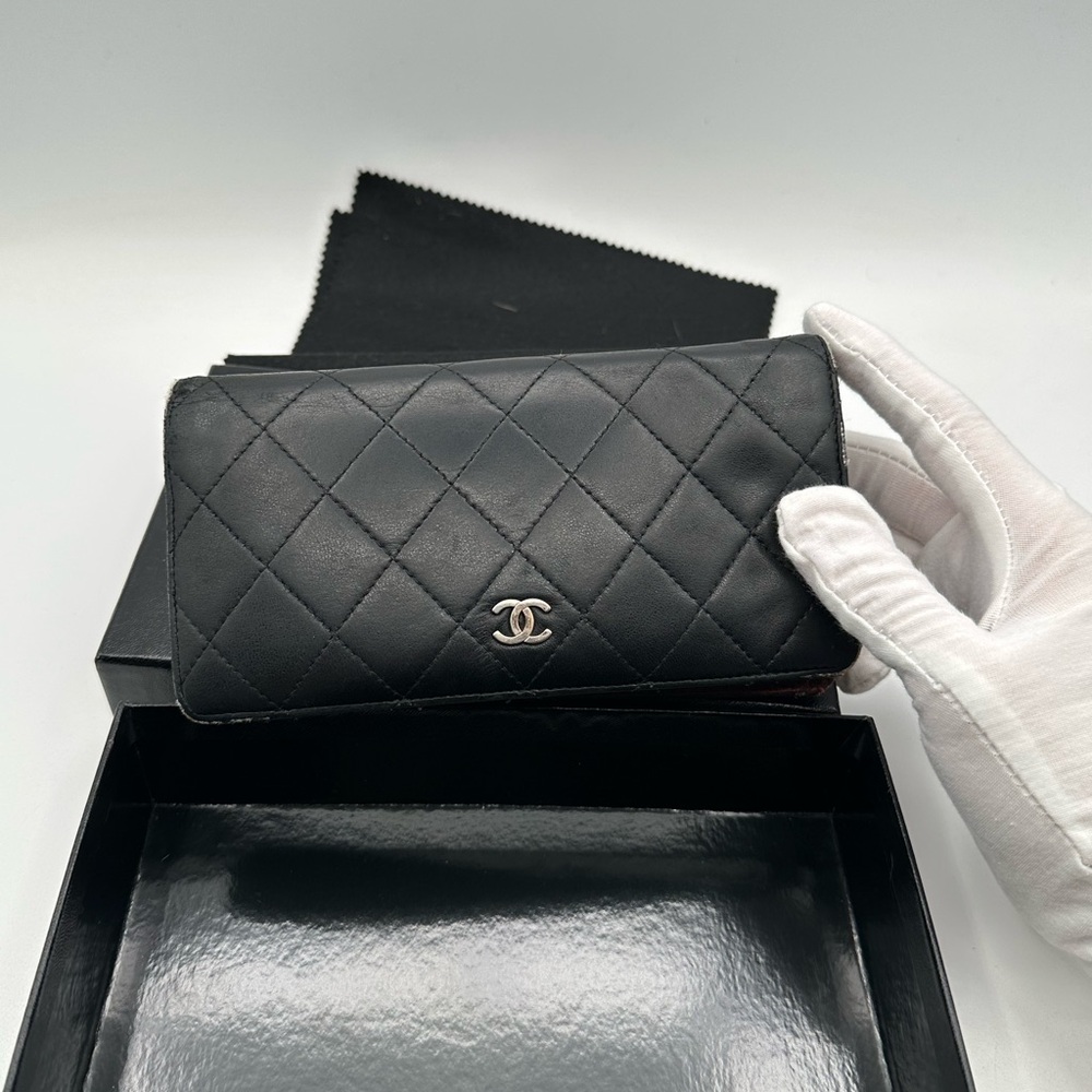 Chanel Quilted Flap Wallet